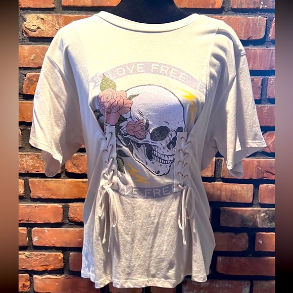 Express Skull Corset Top - Picture 1 of 3